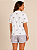 Pijama Americano Feminino Corações Cinza - Imagem 3