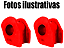 Par  Bucha Barra Estabilizadora Dianteira Ja C Motors Ja C J2 Em Pu - Imagem 1