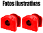 Par  Bucha Barra Estabilizadora Dianteira Mitsubishi Outlander Asx Eclipse Cross Lancer Em Pu - Imagem 1