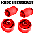 Kit 4 Buchas Balança Bandeja Courier 2001 2002 2003 2004 Em Poliuretano - Imagem 1