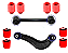 Kit 8 Bucha Braco Reto E Curvo Traseiro Ford Edge 2008 2009 em Pu Poliuretano - Imagem 1