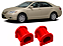 Borracha Barra Dianteira Toyota Camry 2007 2008 09 10 11 Par em Pu Poliuretano - Imagem 1