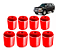 Kit 08 Bucha Tirante Traseiro Hilux Sw4 1997/200 em Pu Poliuretano - Imagem 1