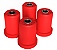 Kit 4 Buchas Bandeja Inferior Toyota Hilux Sw4 4x4 1995/2004 em Pu Poliuretano - Imagem 2