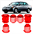 Kit Bucha Suspensão Traseira Honda Civic 2003 2004 2005 1.7 em Pu Poliuretano - Imagem 1