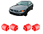 4 Buchas Manga de eixo Suspensão traseira Mitsubishi Galant 1992 A 2005 em Pu Poliuretano - Imagem 1