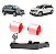 Kit 2 Bucha Da Bandeja Traseira Fiat Freemont-dodge Journey em Pu - Imagem 1