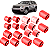 Kit 18 Buchas suspensão traseira completa JEEP GRAND CHEROKEE 2011 2012 2013 2014 2015 2016 2017 Em Pu Poliuretano Pré Encomenda Segunda quinzena Janeiro - Imagem 1