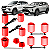 Kit 11 Buchas Suspensão Traseira Hilux Sw4 2016 2017 2018 19 Em Pu Poliuretano - Imagem 1