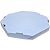 Caixa para Pizza Oitavada Sem Impressão 45cm x 4cm- 25 Unidades - Imagem 1