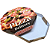 Caixa para Pizza Oitavada 25cm x 3cm - 25 Unidades - Imagem 3
