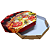 Caixa Para Pizza Oitavada 35cm x 4cm - 25 Unidades - Imagem 2