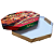 Caixa para Pizza Oitavada 45cm x 4cm - 25 Unidades - Imagem 2