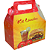 Embalagem Kit Lanche 18x10x14cm - 50 Unidades - Imagem 1