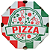 Caixa para Pizza Oitavada Flexografia Duas Cores 35cm X 3cm - Kit com 25 Unidades - Imagem 1
