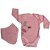 Body Bebê Mangas Longas Com Bandana Coelhinha - Imagem 1