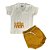 Conjunto Bebê Camiseta Mangas Curtas E Tapa Fralda "Little Man" - Imagem 1