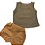 Conjunto Bebê Camiseta Regata E Shorts Enjoy - Imagem 3