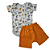 Conjunto Bebê Body e Shorts Safari - Imagem 2