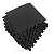 Kit 8 Tatames Tapetes EVA 50x50x1cm 10mm Preto - Imagem 1