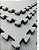 Kit 8 Tatames Tapetes EVA 50x50x3cm Dupla Face Cinza com Preto - Imagem 1