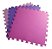 Kit 10 Tatames Tapetes EVA 50x50x1cm 10mm Infantil Bebê Tons de Rosa - Imagem 1