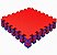 Kit 3 Tatame Tapete EVA 1x1 30mm 100x100x3cm AZUL e VERMELHO - Imagem 3