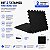 Kit 2 Tatames Tapetes Eva 100x100x1cm 1x1 Metro 10mm PRETO - Imagem 1