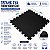 Kit 3 Tatames Tapetes Eva 100x100x1cm 1x1 Metro 10mm PRETO - Imagem 6