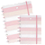 Combo Caderno de Disco 1 Grande + 1 A5 - Basic Rosa Listrado - Imagem 1