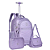 Kit Mochila Estojo e Lancheira Matelassê - Rebecca Bonbon - Imagem 1