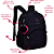 Mochila com Chaveiro Duplo Matelassê Crinkle Preta - Rebecca Bonbon - Imagem 3
