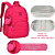 Mochila com Chaveiro Duplo Matelassê Crinkle Rosa - Rebecca Bonbon - Imagem 6
