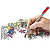 Caneta Fineliner 0,3mm - 6 Cores Triplus Color Neon - Staedtler - Imagem 3