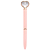 Caneta Esferográfica Coração de Diamante Rosa - Molin - Imagem 1