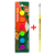 Guache Escolar Neon 3,68ml 6 Cores + Pincel  - Leo&Leo - Imagem 1