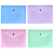 Envelope Com Botão A4 Serena Pastel - Dello - Imagem 1