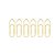 Clipes para Papel 2/0 Dourado 50 Unidades - BRW - Imagem 2
