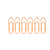Clipes para Papel 2/0 Rose Gold 50 Unidades - BRW - Imagem 2
