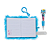 Mini Caderno Love Pelucia Raposa + Caneta 4 Cores - Molin - Imagem 2