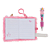Mini Caderno Love Pelucia Unicornio + Caneta 4 Cores - Molin - Imagem 2
