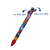 Caneta Bicolor Retratil Stitch 1.0mm Azul e Vermelho - Molin - Imagem 2