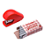 Mini Grampeador Picnic para 10 Folhas Com 1000 Grampos - LeoArte - Imagem 2