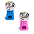 Mini Borracha Fundo do Mar Pote Baleiro com 12 Borrachas - Leo&Leo - Imagem 1