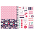 Caderno Colegial Argolado Flowers Capa Dura 80fls – Molin - Imagem 2
