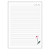 Caderno Colegial Argolado Flowers Capa Dura 80fls – Molin - Imagem 3