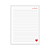 Caderno Colegial Argolado Pink Heart Capa Dura 80fls – Molin - Imagem 3