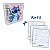 Kit Caderno Argolado Mini Stitch + Refil 80 folhas - DAC - Imagem 1