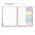 Caderno de Discos Basic Mármore Rosé - A5 (8 furos) - Disco G - Imagem 6