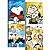 Caderno Brochura Colegial Snoopy 160F - Tilibra - Imagem 1